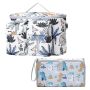Large Capacity Baby Stroller Organizer Mummy Bag With Waterproof Diaper Pad