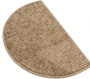 Taupe Dirt Trapper Door Mat Compatible With 40X60CM Half Circle Non Slip