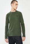 Vintage Logo Emb Long Sleeve Top - Khaki Jaspe