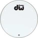 24 Inch Smooth White Bass Drum Head W Ports