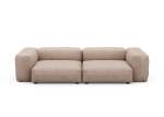 Two Module Sofa - Leather - Stone - 272CM X 115CM