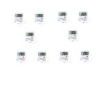 Digital 24-HOUR Memory Thermometer -pack Of 10