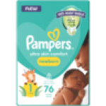 Pampers Size 1 2-5KG Newborn Disposable Nappies 76 Pack