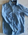H&m Blue Collared Shirt 13 14Y