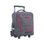 Boomerang Large Melange Trolley Backpack S-536 -pink grey