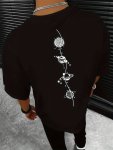 Planet Print Men's Graphic Design Crew Neck Active T-Shirt Casual Comfy Tees Tshirts For Summer Men's Clothing Tops For Daily Gy