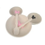 4AKID Minnie-mickey-mouse-plate-cutlery-set-assorted-colours