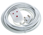 10A 10M Extension Lead - White