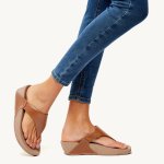 Lulu Leather Sandal - Light Tan - 8