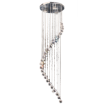 Chrome Pendant With Crystals – PEN032 3