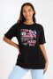 Ladies Printed Slogan Maxi T-shirts