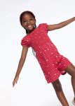 Smocked Gingham Cotton Jumpsuit