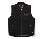 Dickies Woven Quilted Vest – Black