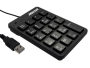 Mecer USB Numeric Keypad Black Compact Plug And Play
