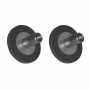 Rubber 100MM Light Duty Plunger For Sinks And Toilets - 2 Pack