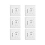 Redisson 16A Double Wall Socket With 2 USB Slots 4X4 - Set Of 6