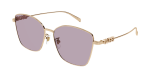 Gucci Sunglasses Womens In Gold Violet GG1805SA-003 - Gold Onesize