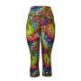 High Waist Funky 3/4 Leggings - 60'S Twist - Ladies XXL - 40