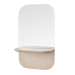 Birch Vertical Shelfie Mirror
