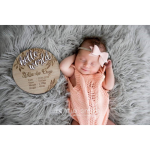 Kikki & Frankie Birth Announcement Plaque Birth Announcement Custom