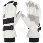 Women's Winter Touchscreen Gloves Waterproof And Windproof Ski Gloves For Hiking Running Cycling 1 Pair