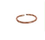 Twisted Raw Copper Bracelet
