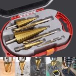 6PCS Set Of Titanium Drill Bits - Perfect For Drilling & Twisting Metal
