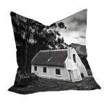 Farm Building Africa Black Whitea By Fanie Heymans Rectangle Tablecloth