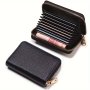 Credit Card Holder With Zipper Wallet With 11 Card Slots Id Card Holder Zipper Card Case For Men Women