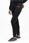 Sissy Boy Womens Athleisure Tracksuit Pants In Black - Black XL
