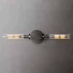 Canele Linear Wall Light – Black Gold