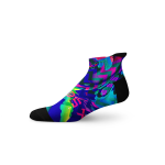 Colour Spill Bright Tab Socks - Large