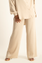 Carey Satin Pant - Stone - S