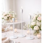 White Candle Stand