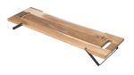 Rectangular Acacia Serving Tray With Feet 67X20X7CM