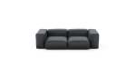 Two Module Sofa - Velvet - Dark Grey - 230CM X 115CM