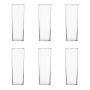 Traditional Tall Highball Drinking Glasses - 340ML - 6 Pack