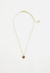 Pendant Necklace - Gold & Red