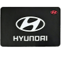 Oq Car Dashboard Silicone Mat With Car Logo - Hyundai