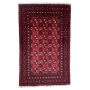 Carpet Express & Decor/handmade Jam Red/ivory Color Afghan Rug- 183 X 115CM