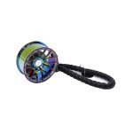 Hockenheim Wheel Keyring With Leather Strap Anodized - Autostyle Motorsport South Africa