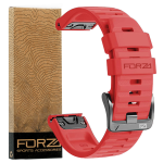 Elite 26MM Easyfit Watch Strap - Garmin - Red