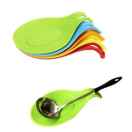 Silicone Spoon Rest - Heat-resistant Non-slip Kitchen Mat For Spoons & Forks Color Varies