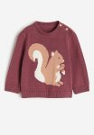 Cotton Jumper - Dark Pink squirrel