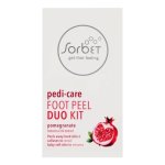 Sorbet Pedi-care Foot Peel Duo Kit Pomegranate