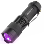 Uv Flashlight - Zoomable Lens- Black Light/scorpion Torch - 395NM