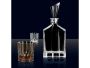 Lead-free Crystal Aspen Decanter & Whiskey Glasses Set Of 3