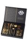 24 Piece Stainless Steel Cutlery Set - Gold