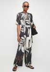 Edit Boxy Shell Belted Jumpsuit - Green Palm Scene