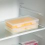 1PC Cheese And Butter Storage Container Reusable Abs Plastic Multipurpose Hand Wash Flip Lid Closure Food Grade Refrigerator Organizer Box